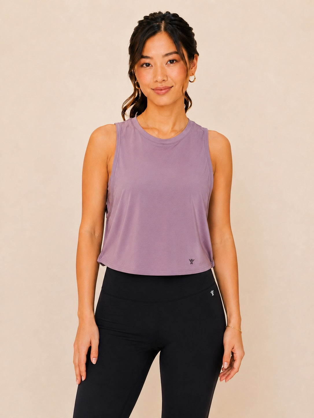 SoftForm™ Cropped Cotton Blend Training Tank Top For Women - Jaglondon