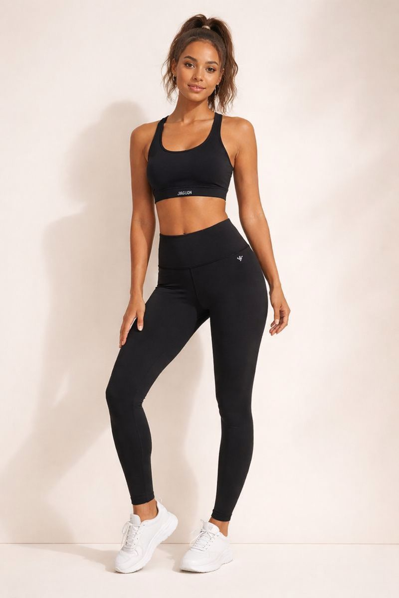 Women’s Black Sculpting Leggings - Jaglondon