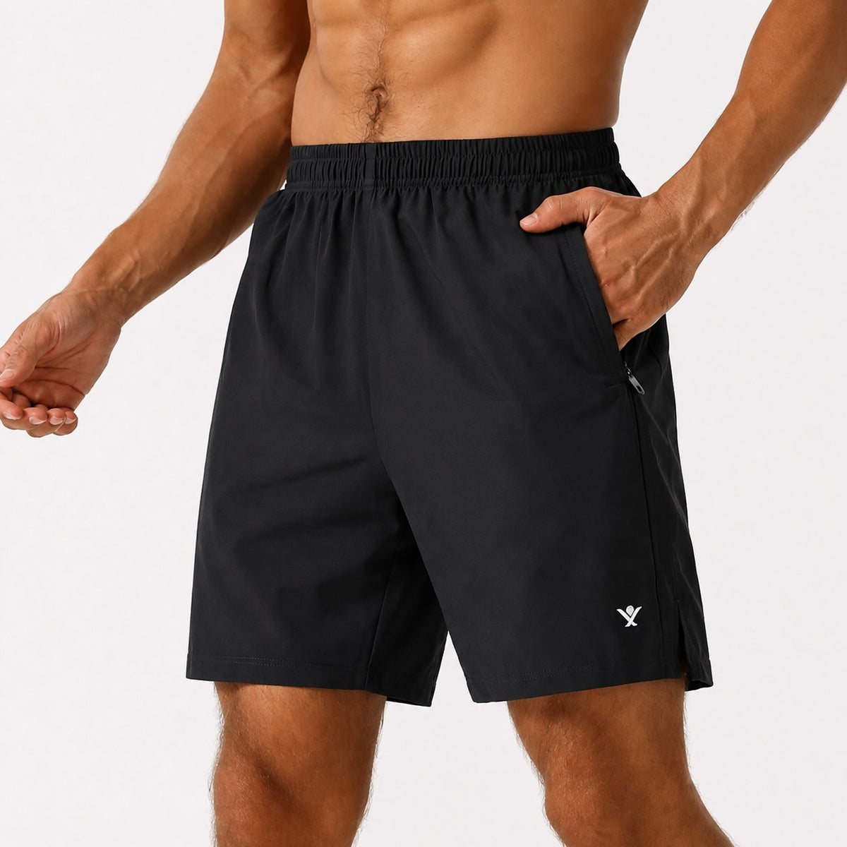FlexLite™  Mens zip pocket training shorts
