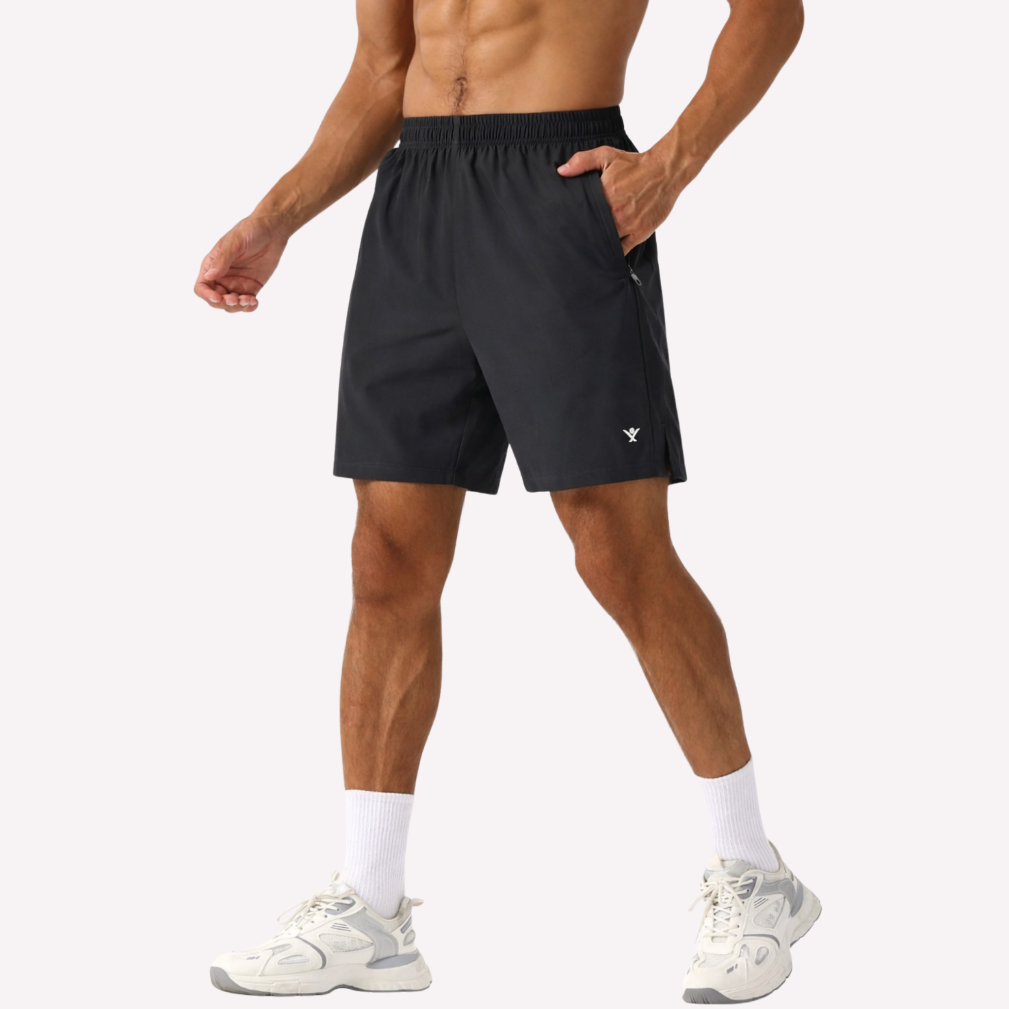 FlexLite™ Mens zip pocket training shorts - Jaglondon