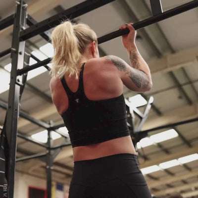SculptForm™ Womens Racer back Crop Top with Built-In Bra - Jaglondon